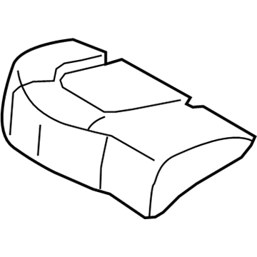 Nissan 88320-1AA0A Trim Assembly-Rear Seat Cushion, RH