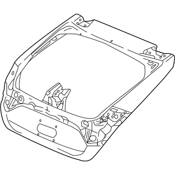 Honda 68100-TGG-A00ZZ Tailgate