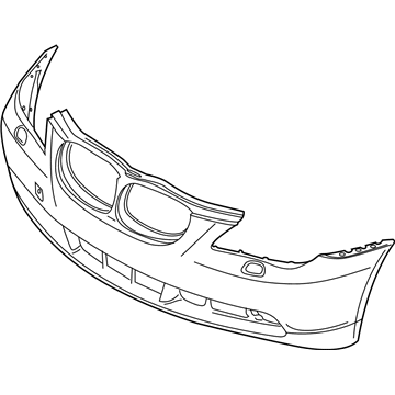 BMW 51-11-7-111-739 Panel, Bumper, Primed, Front