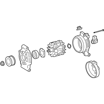 Lexus 27060-38070 Alternator Assembly With Regulator