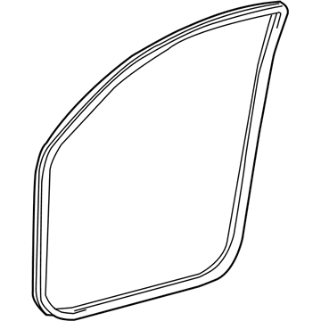 Lexus 62311-60141 Weatherstrip, Front Door Opening Trim, RH