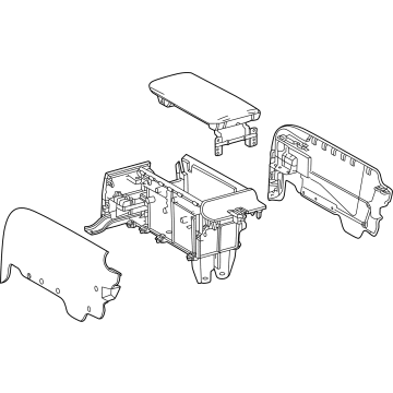 Toyota 58910-62010-C0 Rear Console