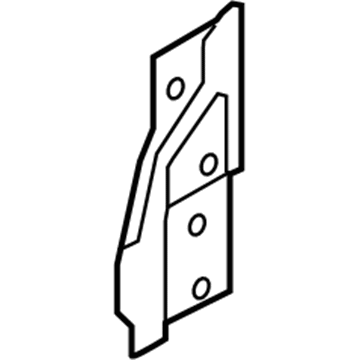 BMW 41-00-7-412-965 Left Interior Column A