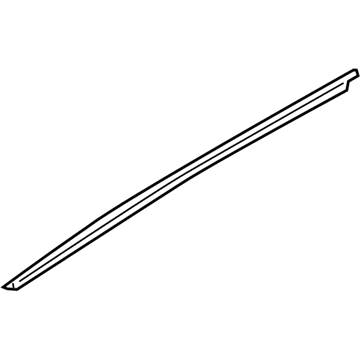 Hyundai 82220-2M002 Weatherstrip Assembly-Front Door Belt Outside RH