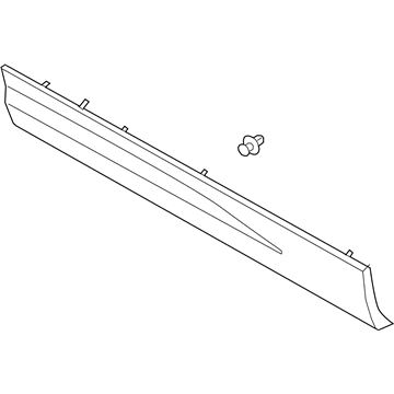 Ford LJ7Z-7825861-A WEATHERSTRIP - DOOR BELT