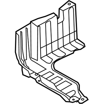 Hyundai 29120-3X700 Panel-Under Cover, RH