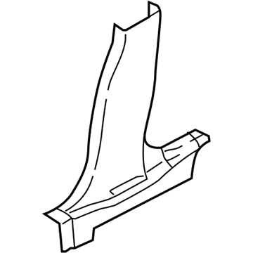Nissan 76915-5RB0A Garnish-Center Pillar, Lower RH