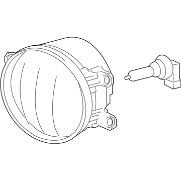 Lexus 81210-0W060 Lamp Assembly, Fog, RH