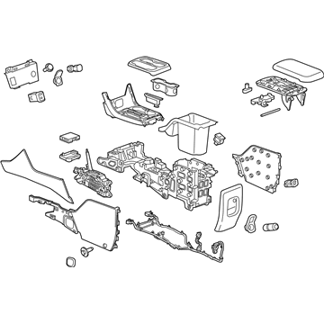 GM 84482081 Console Assembly