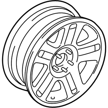 Ford 7L2Z-1007-B Wheel, Alloy