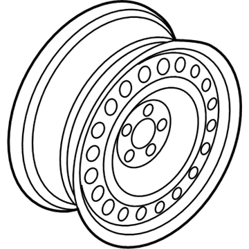 Ford 4L2Z-1015-CA Spare Wheel
