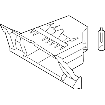 Nissan 68520-CZ30A Cover-Glove Box Lid