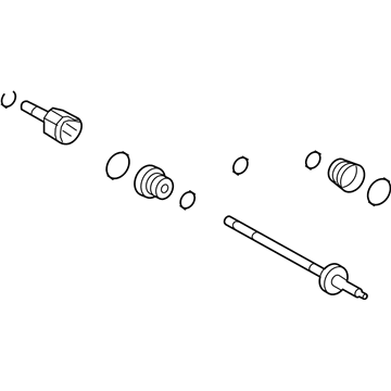 Ford AL1Z-4K139-D Axle Assembly