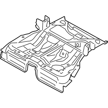 Hyundai 65510-2M000 Panel Assembly-Rear Floor