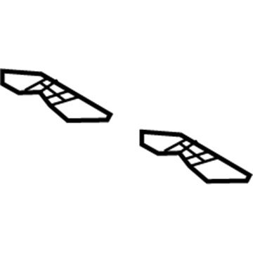 Lexus 63383-24030 RETAINER, Roof HEADLE