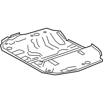 Lexus 58311-76020 Pan, RR Floor