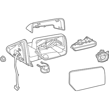 Ford CL1Z-17682-AA Mirror Assembly