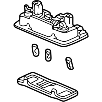 Acura 34250-SZ3-003ZA Light Assembly, Front Interior (Light Quartz Gray)