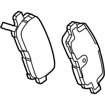 GM 84144898 Rear Pads