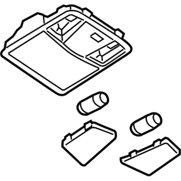 Nissan 26430-1AA1A Lamp Assembly-Map