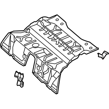 Mopar 5097441AB Pan-Rear Floor