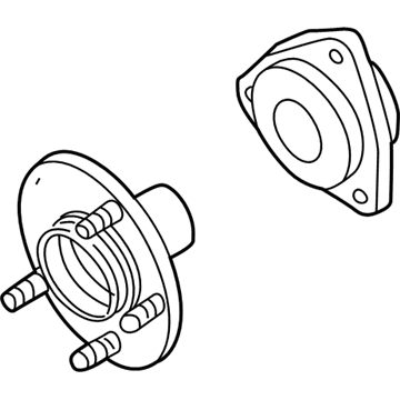 Ford G2MZ-1104-W Hub & Bearing