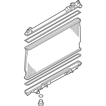 Infiniti 21460-EH10A Radiator Assembly