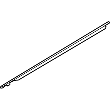 Nissan 82821-EA000 Moulding-Rear Door Outside, LH