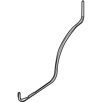 Nissan 82830-ZS20A Weatherstrip-Rear Door, RH