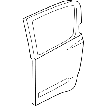 Nissan H2100-EA030 Door-Rear, RH