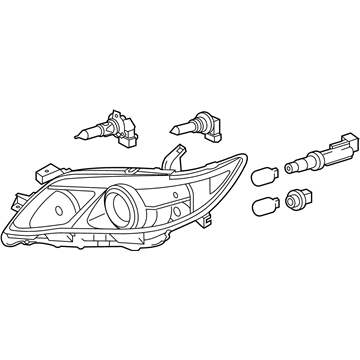 Toyota 81110-06500 Composite Headlamp