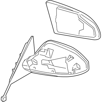 Infiniti K6302-CL20B Mirror Assembly-Outside, L