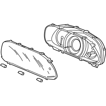 Honda 78100-T2A-A11 Meter Assembly, Combination (Rewritable)