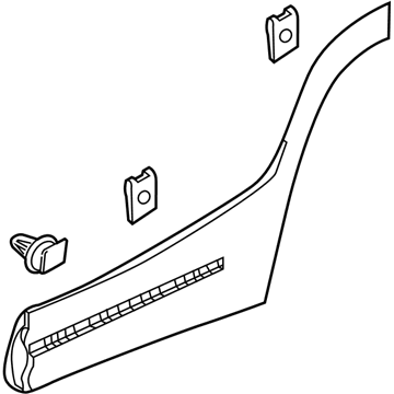 GM 84538085 Lower Molding