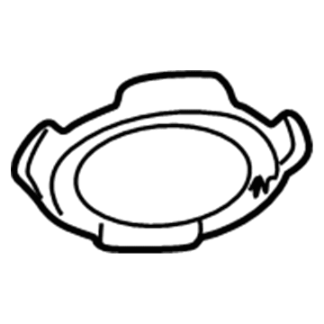 Nissan 54035-0B000 Front Spring Rubber Seat Lower