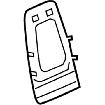 GM 20926203 Seat Back Panel