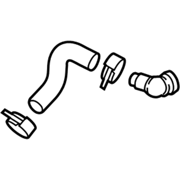 Hyundai 25415-F2400 Hose Assembly-Radaator, Lower