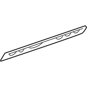 GM 15138731 Weatherstrip-Rear Side Door Lower