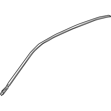 Acura 73168-SEA-003 Molding, Driver Side Drip Side