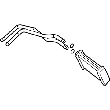 Nissan 27140-1PA0A Core-Heater