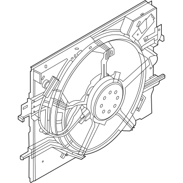 Nissan 21481-6LB0B Motor & Fan Assy-W/Shroud