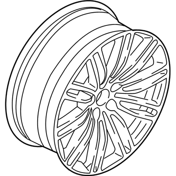 BMW 36-11-7-857-076 Disc Wheel, Light Alloy, Orbitgrey