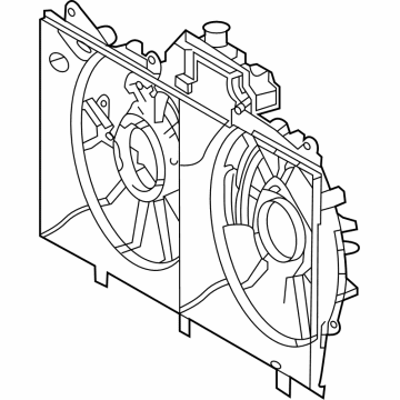 Toyota 16711-77071 Fan Shroud