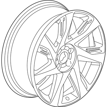 GM 23445940 Wheel, Alloy