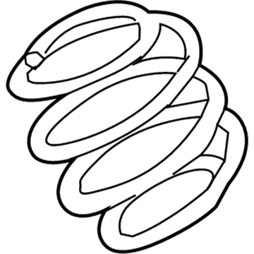 Mopar 5105868AD Front Coil Spring Left