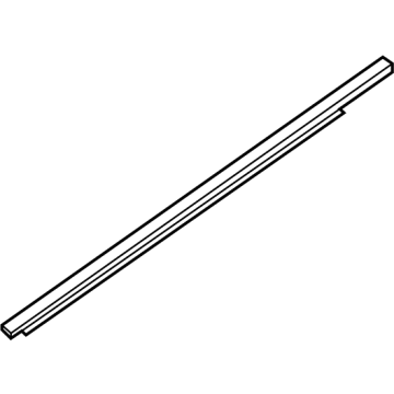 BMW 51-35-7-483-140 WINDOW WELL STRIP, OUTER, DO