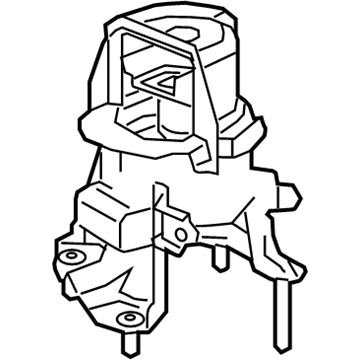 Toyota 12371-F0011 Rear Mount