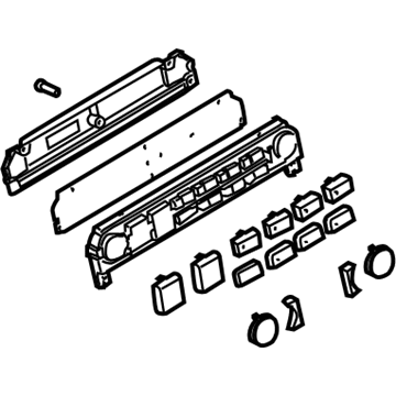 Nissan 27500-7Y010 Control Assembly-Air Conditioner, Auto