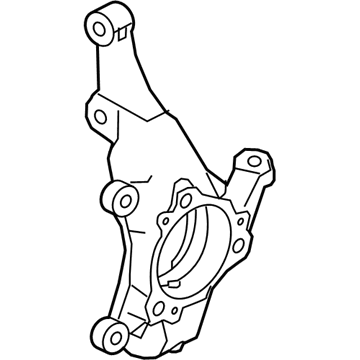 Hyundai 51715-F2000 Knuckle-Front Axle, LH