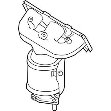 Kia 285103CLA0 Exhaust Manifold Catalytic Assembly, Left